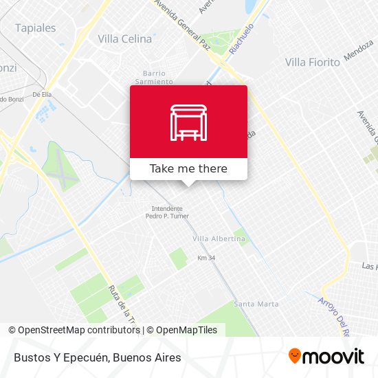 Mapa de Bustos Y Epecuén