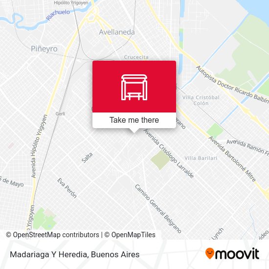 Madariaga Y Heredia map