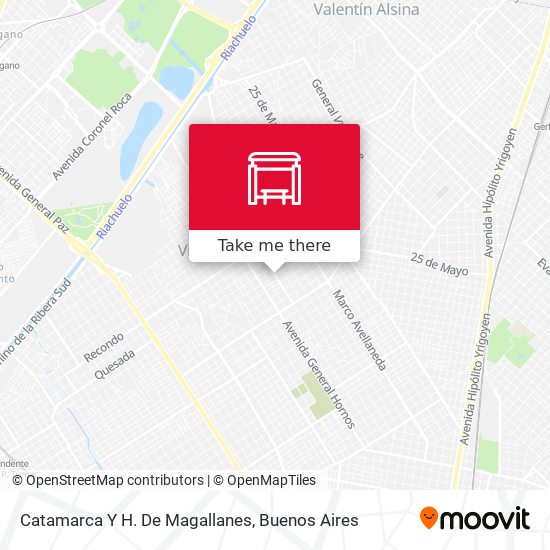 Catamarca Y H. De Magallanes map