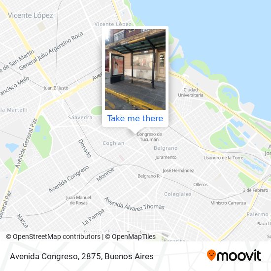Avenida Congreso, 2875 map