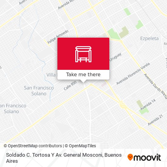 Soldado C. Tortosa Y Av. General Mosconi map