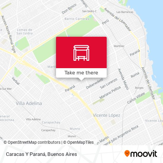 Mapa de Caracas Y Paraná