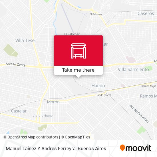 Manuel Lainez Y Andrés Ferreyra map