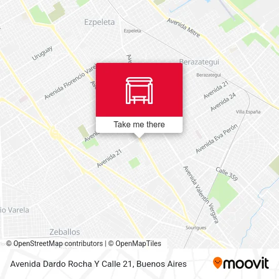 Avenida Dardo Rocha Y Calle 21 map