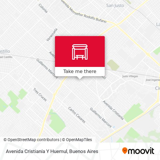 Mapa de Avenida Cristianía Y Huemul