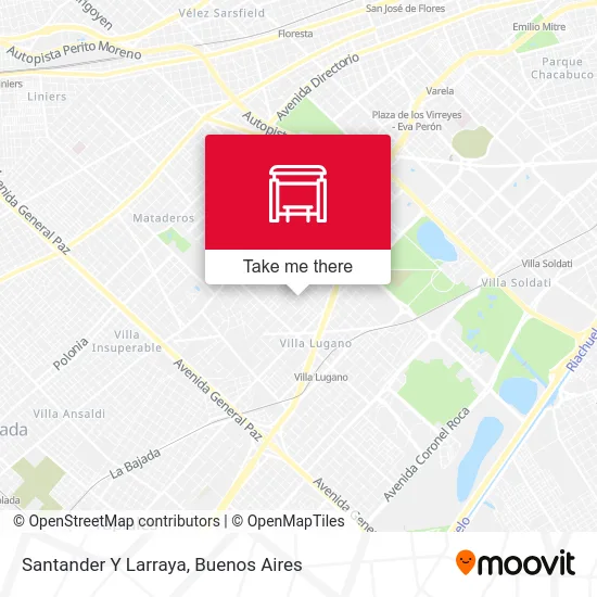 Santander Y Larraya map