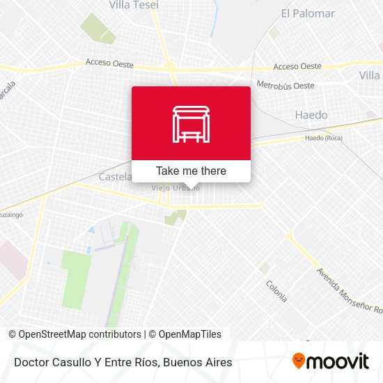 Doctor Casullo Y Entre Ríos map