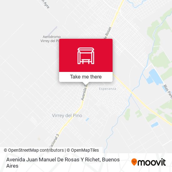 Avenida Juan Manuel De Rosas Y Richet map