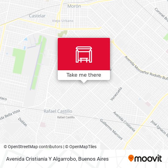 Mapa de Avenida Cristianía Y Algarrobo