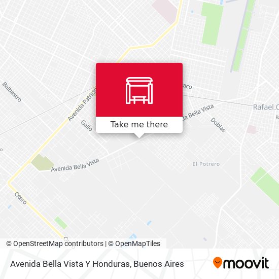 Avenida Bella Vista Y Honduras map