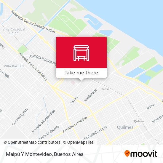 Maipú Y Montevideo map