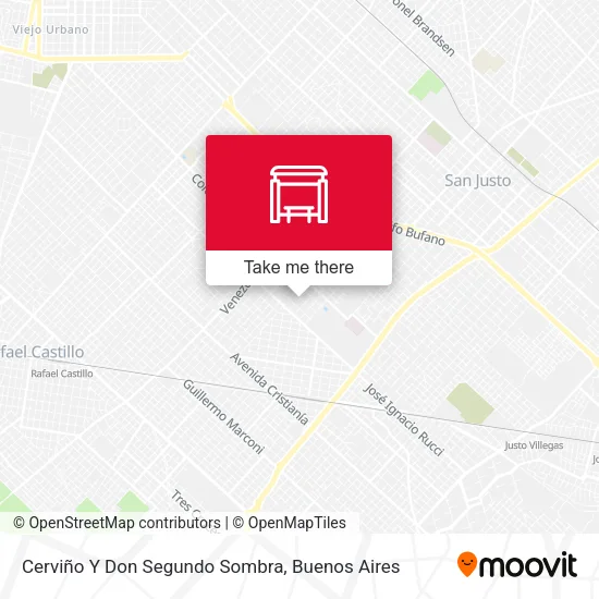Cerviño Y Don Segundo Sombra map