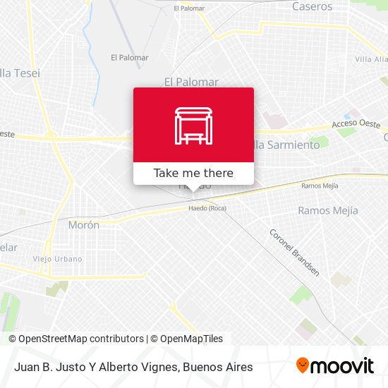 Mapa de Juan B. Justo Y Alberto Vignes