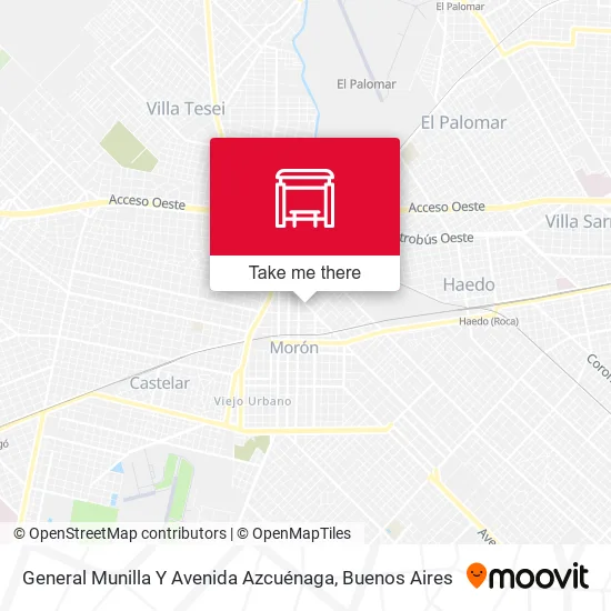 General Munilla Y Avenida Azcuénaga map