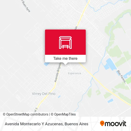Avenida Montecarlo Y Azucenas map