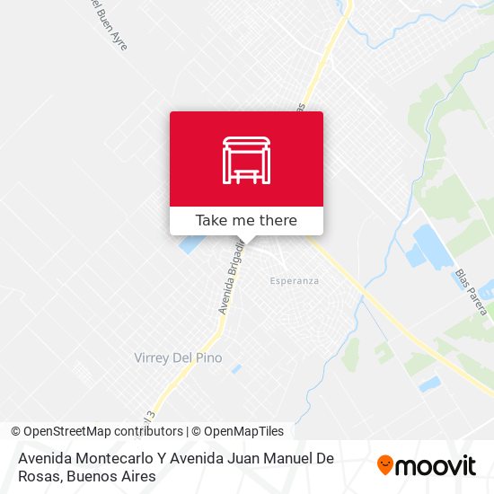 Avenida Montecarlo Y Avenida Juan Manuel De Rosas map