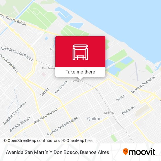 Mapa de Avenida San Martín Y Don Bosco