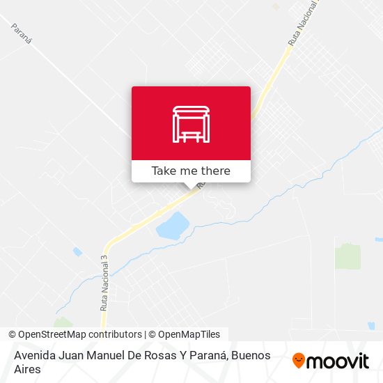 Avenida Juan Manuel De Rosas Y Paraná map