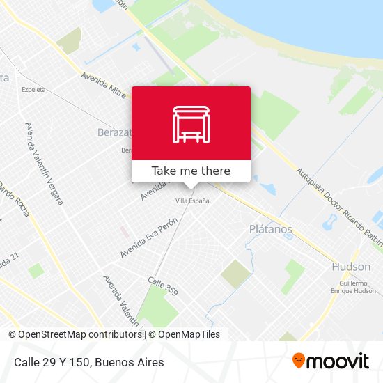 Mapa de Calle 29 Y 150