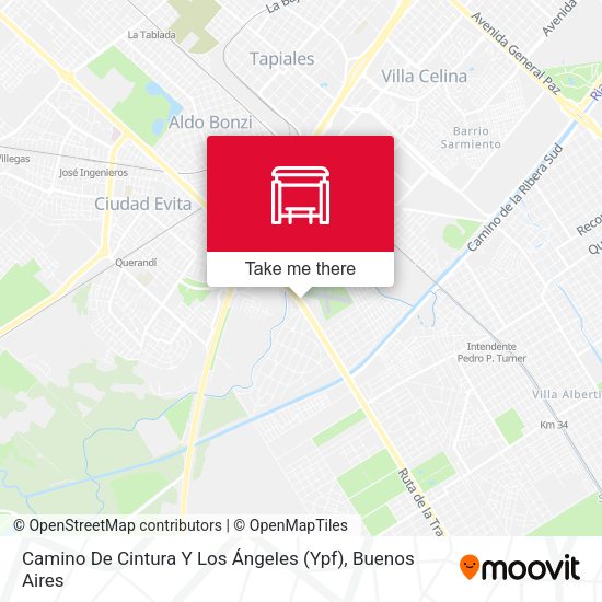 Mapa de Camino De Cintura Y Los Ángeles (Ypf)
