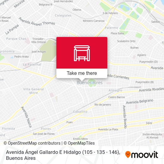 Avenida Ángel Gallardo E Hidalgo (105 - 135 - 146) map