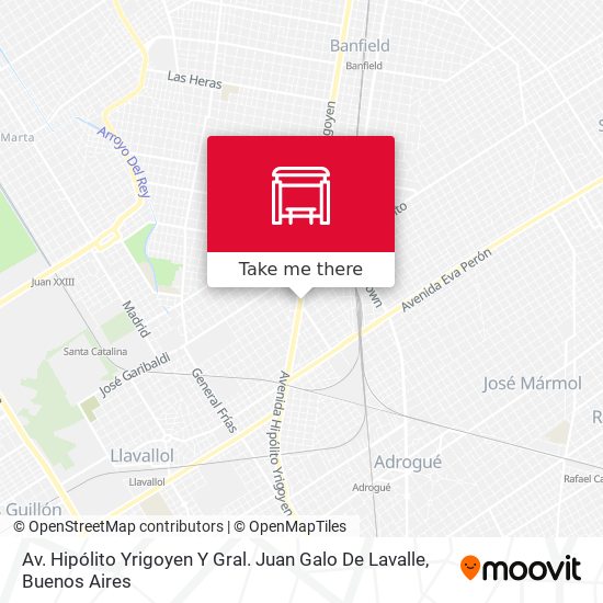 Av. Hipólito Yrigoyen Y Gral. Juan Galo De Lavalle map