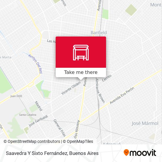 Mapa de Saavedra Y Sixto Fernández