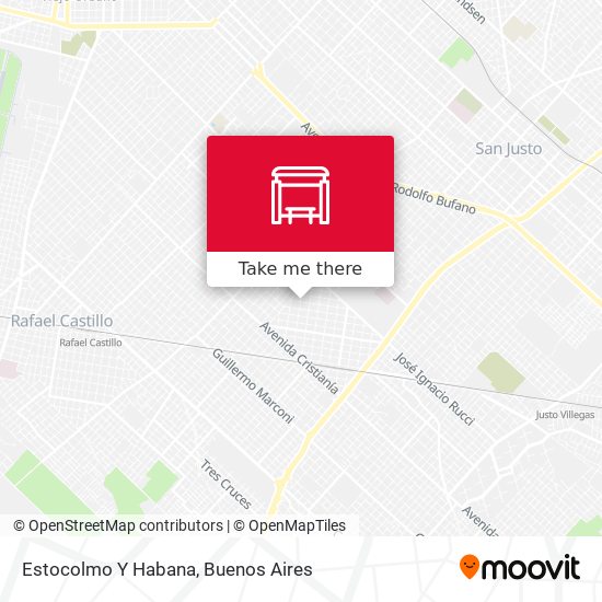 Estocolmo Y Habana map
