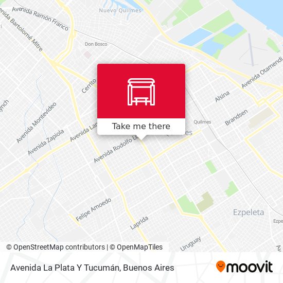 Mapa de Avenida La Plata Y Tucumán