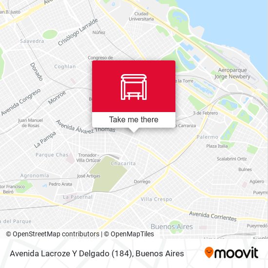 Mapa de Avenida Lacroze Y Delgado (184)