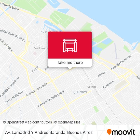 Av. Lamadrid Y Andrés Baranda map