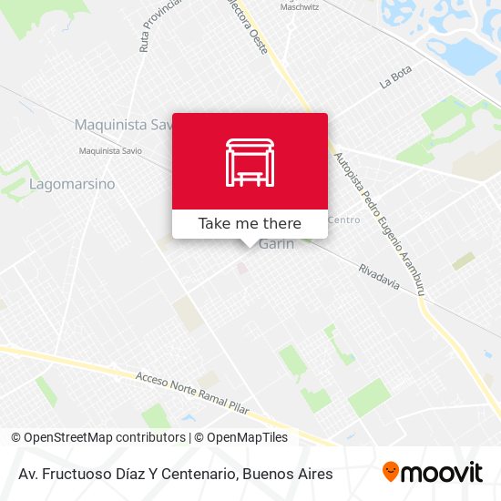 Av. Fructuoso Díaz Y Centenario map