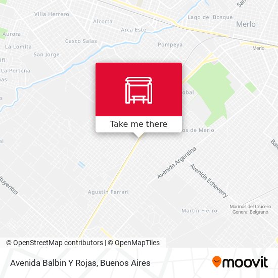 Avenida Balbin Y Rojas map