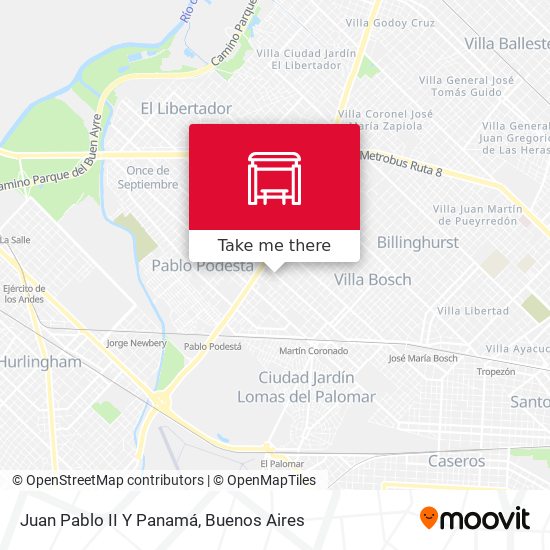 Mapa de Juan Pablo II Y Panamá