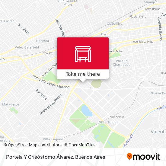 Portela Y Crisóstomo Álvarez map