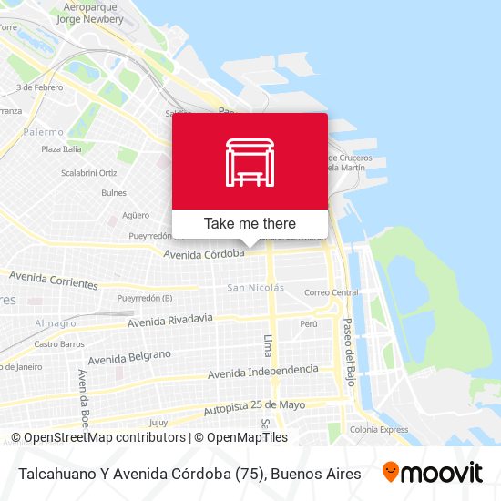 Mapa de Talcahuano Y Avenida Córdoba (75)