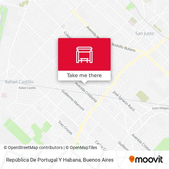 Mapa de República De Portugal Y Habana