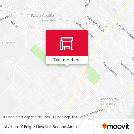 Mapa de Av. Luro Y Felipe Llavallol
