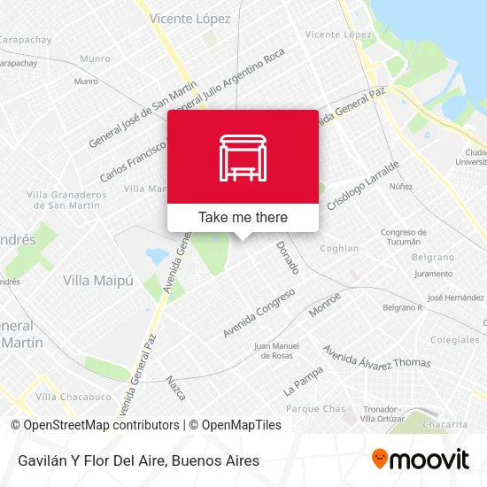 Gavilán Y Flor Del Aire map