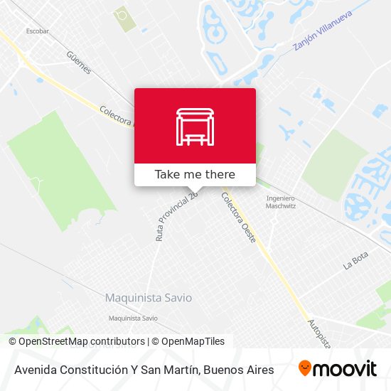 Avenida Constitución Y San Martín map