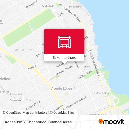 Acassuso Y Chacabuco map