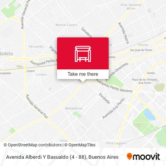 Avenida Alberdi Y Basualdo (4 - 88) map