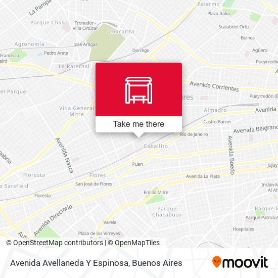 Mapa de Avenida Avellaneda Y Espinosa