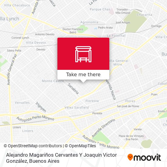 Alejandro Magariños Cervantes Y Joaquín Victor González map