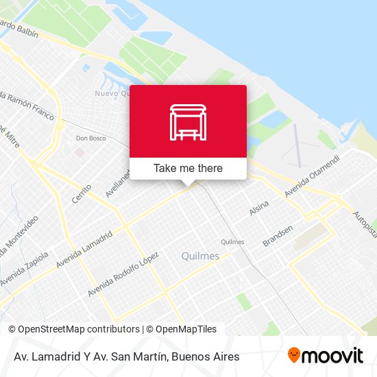 Mapa de Av. Lamadrid Y Av. San Martín