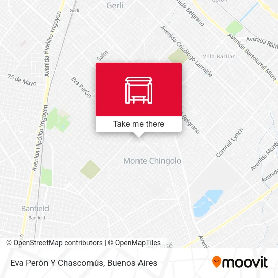 Eva Perón Y Chascomús map
