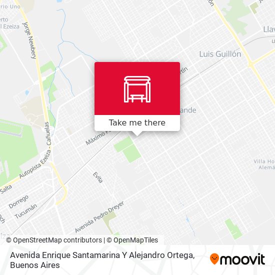 Avenida Enrique Santamarina Y Alejandro Ortega map