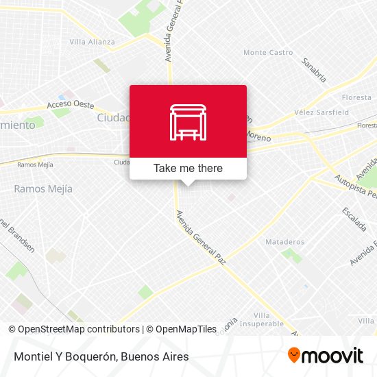 Montiel Y Boquerón map