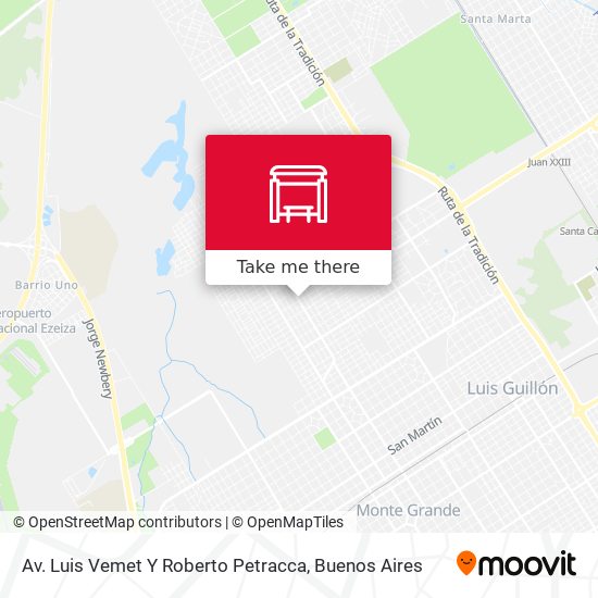 Mapa de Av. Luis Vemet Y Roberto Petracca
