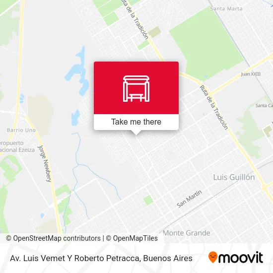 Mapa de Av. Luis Vemet Y Roberto Petracca